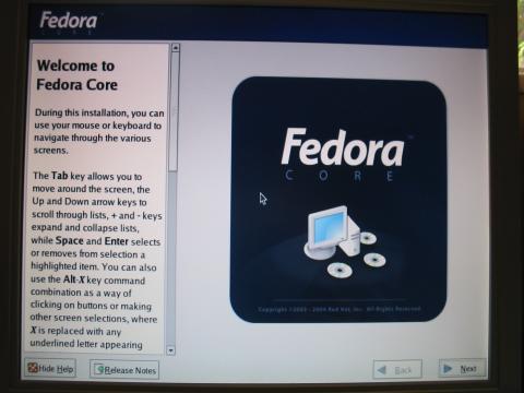 Welcome to Fedora Core